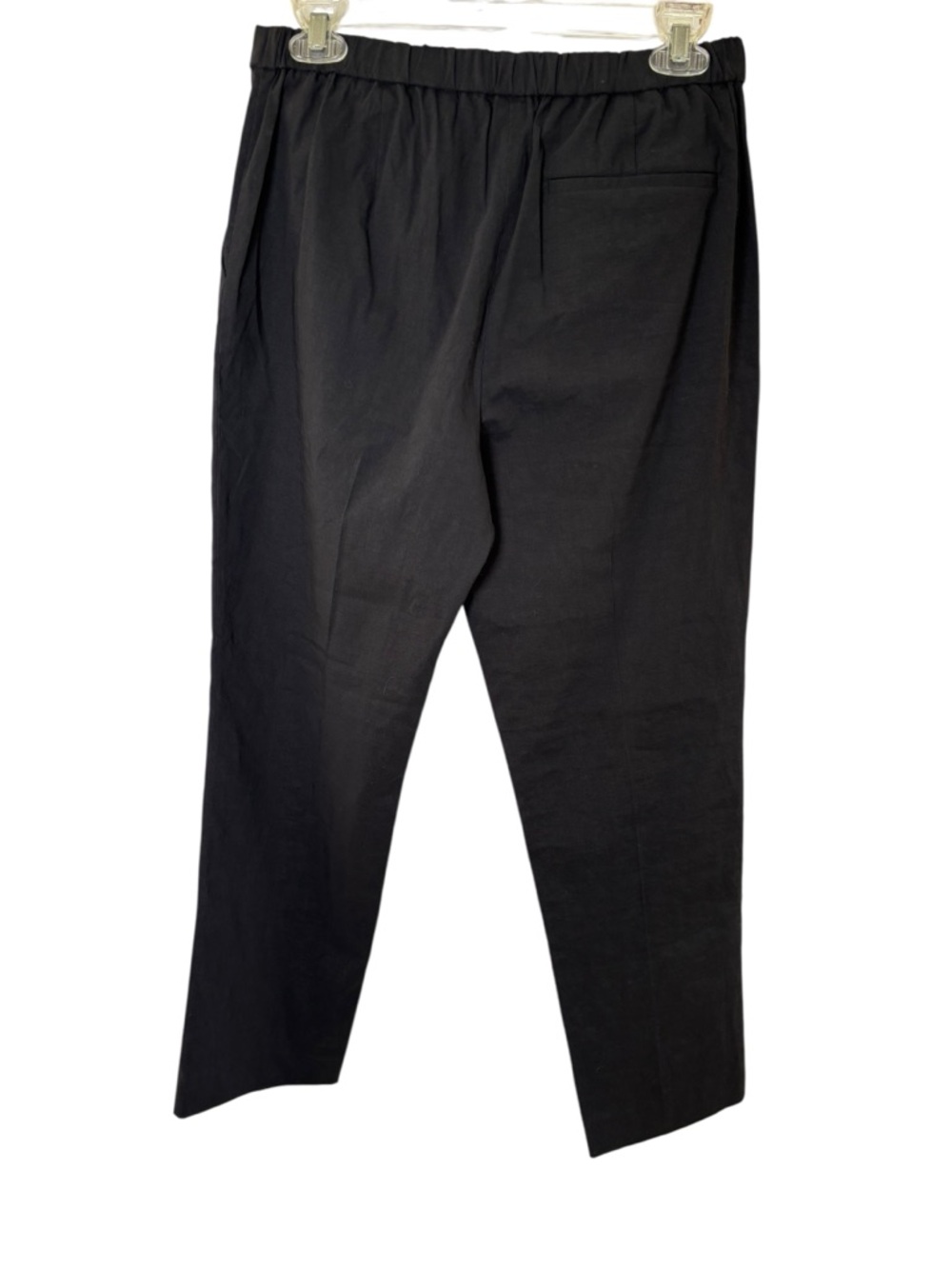 Theory Classic Black Tailored Pull-on Ankle Pants - Women's 6 - Picture 3 of 7